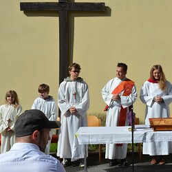 Flora, Niklas, Pascal - unsere Ministranten sind stets dabei!